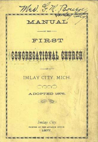 1877 Bylaws of our church
