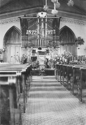 1922 photo of our sanctuary