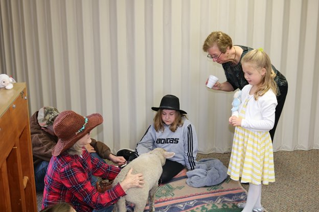 During Easter Sunday 2019 children had a chance to walk through a room of different stations to learn more about Jesus and the significance of this Holy Day