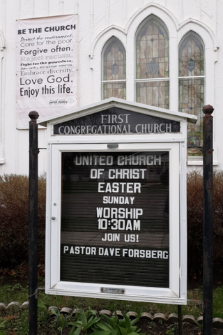 Be the Church as we proclaim at First Congregational Church and in the United Church of Christ