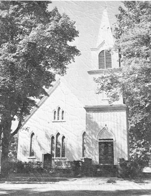 Earlier photo of our church