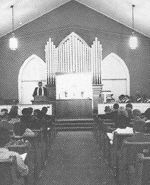 A historical photo of our sanctuary