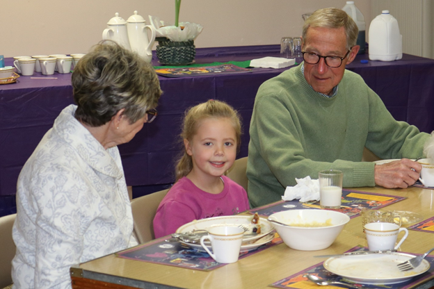 A great pancake breakfast with my grandparents