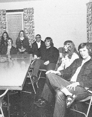 Youth group meeting from years ago